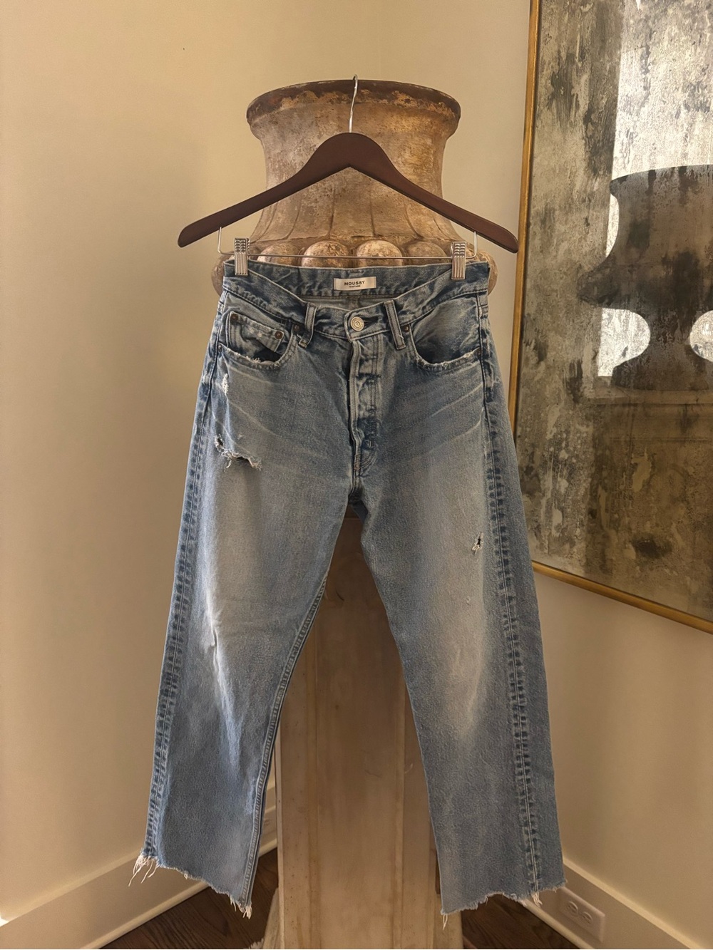 Moussey Vintage Distressed Jean
